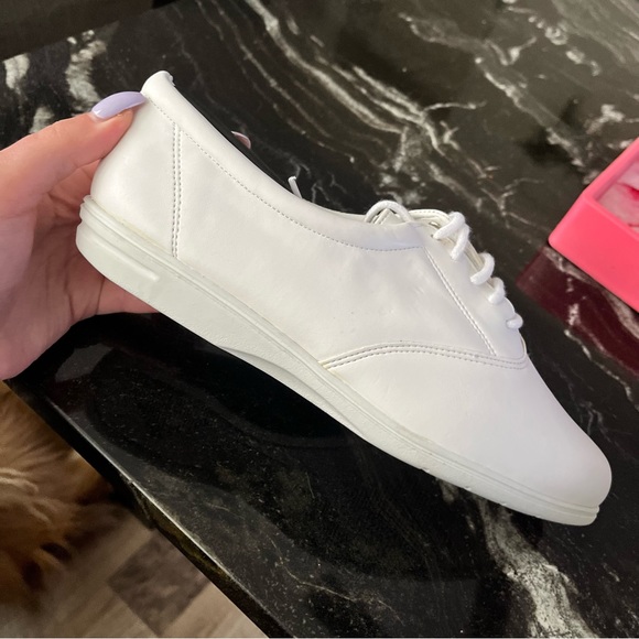 Leather oxford/casual white retro shoes - Picture 3 of 4